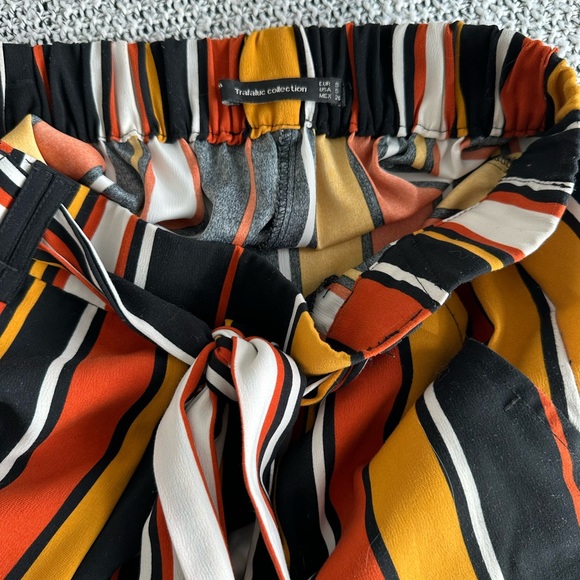 Zara cropped stripped relaxed pants - Picture 2 of 3